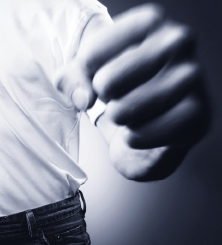 Close-up of a fist
