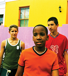 Picture three multicultural boys.