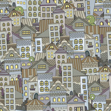 Illustration of closely spaced houses
