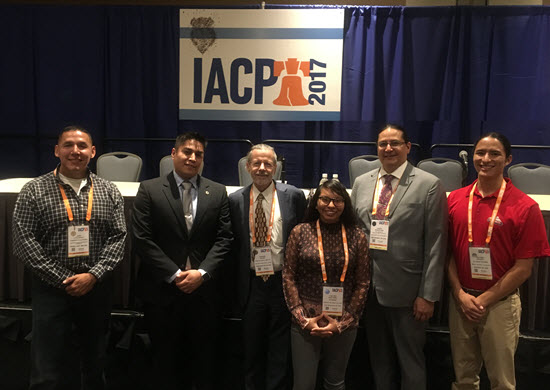 Left to right: John Littlewolf, Vaughn Vargas, Howard Spivak, Chelsea Bad Hawk, Joseph Robertson, and Cheyenne Grabiec