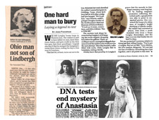 photo of various newspaper clippings