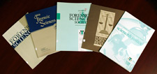 Photo of 5 forensic science books laid out on a table