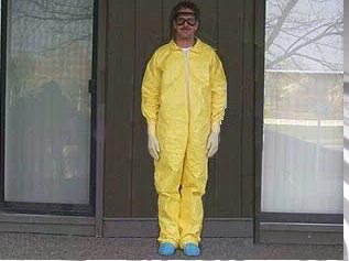 Image of officer wearing protective gear