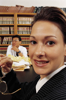 Photo of woman with a professional demeanor