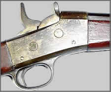 Photo of a rolling block rifle firing mechanism