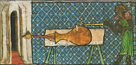 Painting of a touchhole