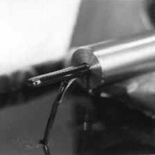 Bore reamer entering the barrel