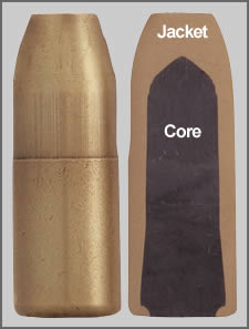 Copper alloy jacketed bullet