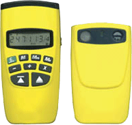 Electronic distance-measuring device with target