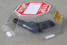 Evidence "Coverup" covering a firearm