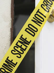 Limited access crime scene