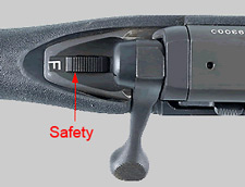 The safety on a long gun