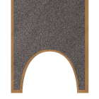 Parabolic concave recessed base
