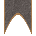 Conical concave recessed base