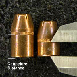 Cannelure Distance 