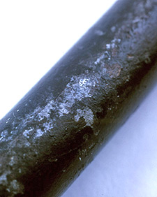 Metal smear on a tool