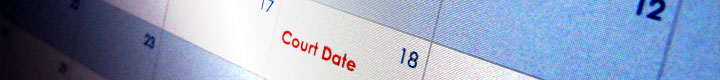 zoomed in view of calendar