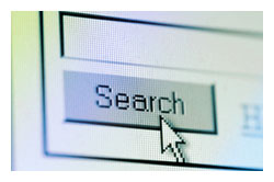 Search button on a computer