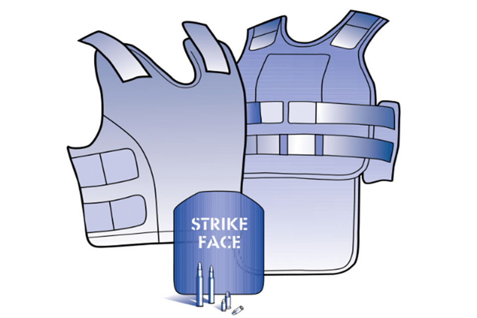 illustration of body armor