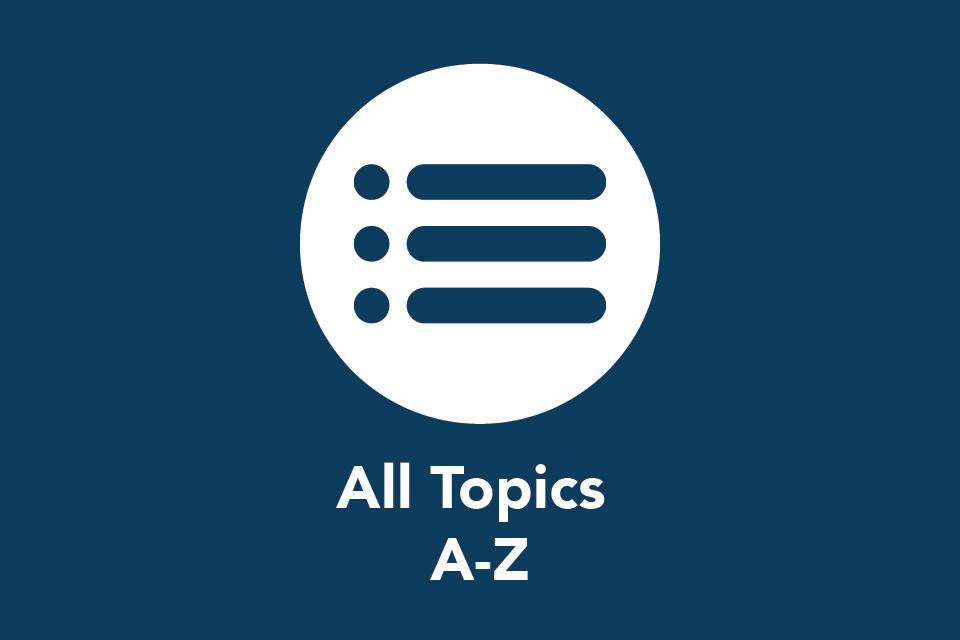 All topics A-Z