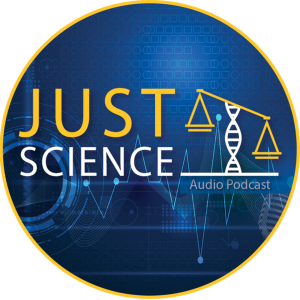 Just science podcast logo